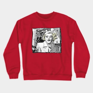 Noir Bus Station Crewneck Sweatshirt